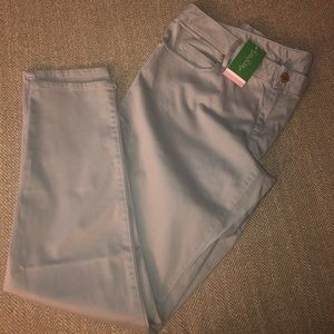 Lilly Pulitzer gray Worth Skinny Jeans - size 14